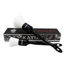 카티바 디테일링 브러쉬 2종 세트 실내 실외 세차, 화이트, 1개