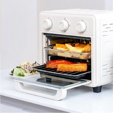 코슬리 오븐형 에어프라이어 오븐겸용 홈베이킹 간편조리, 화이트