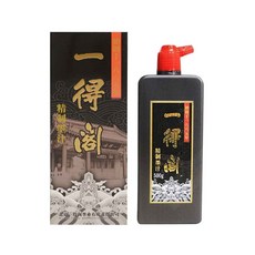 時代中西畫材 中國一得閣精製墨汁500ml 書法/國畫專用 墨色濃郁 層次分明, 1個
