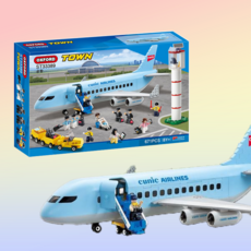 옥스포드 타운 공항 블럭 조립놀이 장난감 ST33389, 타운공항, 1개