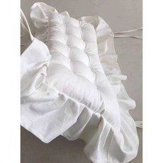 벤치의자방석 커버 북유럽 식탁 쿠션 긴의자 피아노 직사각 화이트(기본형)