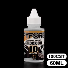 PYFORE 충격 흡수기 오일 60ml 100CST 200CST 350CST 500CST 600CST 700CST 900CST 1000CST RC 모델 자동차 크롤러 버기 트럭, [08] 100CST