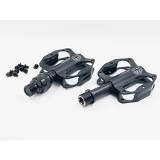 브롬톤 접이식 자전거용 유니온 잭 CNC 미니 티타늄 합금 왼쪽 빠른 분해 페달 경량 176g 한 쌍, black