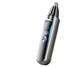 新款電動鼻毛修剪器, 銀色 升級數顯充電款, 中性常規