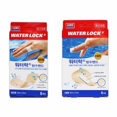 건강두배로 루크 워터락 S 방수밴드, 8매입, 3개, 일반형
