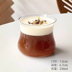 輕薄Combo咖啡杯套裝 冰美式拿鐵 Dirty杯 玻璃杯 手衝聞香杯 品鑑杯, 墩墩品鑑杯, 1只裝