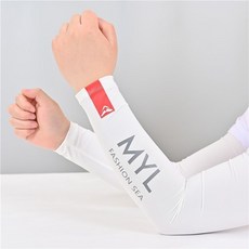 夏季防曬袖套女高顏值騎行護臂冰袖防紫外線薄款ins手袖潮流, 1個, 舊版隨機一雙