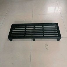 철제 발받침대 미끄럼방지 주방 디딤대 계단식 발받침, 대기 블랙 80x30x10 높이