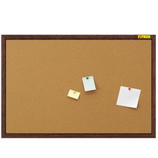 국산 두문 코르크 게시판 웬지프레임(70x50cm)-천연콜크 핀을 꽂아 공지사항 게시, 웬지프레임 70x50cm