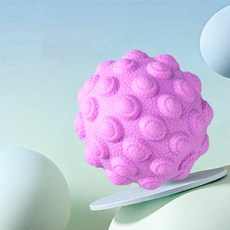 올댓문구 홈트용 근육이완 마사지볼, 1개, 핑크