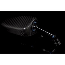 黑木賣場 Simota碳纖維橢圓形後照鏡，輕量化設計，擴大視野，提升行車安全，簡易安裝, 碳纖維, 1個