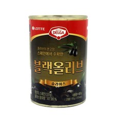 롯데푸드 델가 블랙올리브 슬라이스 405g, 2개
