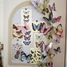 코르크 아치형 펠트보드 메모 사진 알림판 사무실 포토월, 프렌치 카멜 아치