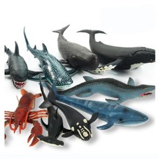 바다동물 피규어 9종세트 어린이집 모형완구 유아용품선물, 1개