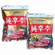 새마원 소연 순후추 100% 흑후추가루 1kg 업소용 후추가루, 2개