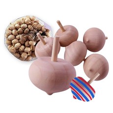 팽이만들기 나무팽이 대용량-도토리팽이 약100개