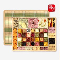 삼보한과 음성 2.2kg 대나무 바구니 수제 한과 세트, 1개