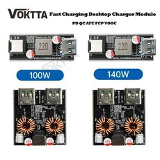 PD140WPD100W 고속 충전 데스크탑 충전기 모듈 풀 프로토콜 DIY 마더보드 단일 채널 듀얼, Dual 140W