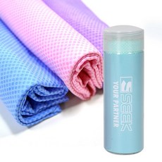 SEEK 엠보싱 습식 PVC 스포츠 타올 민트 대형rep99HmT