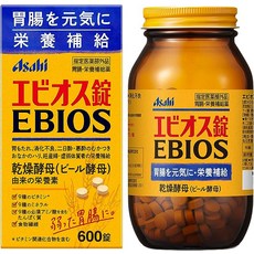 일본 아사히 에비오스 EBIOS 600정 건조 맥주 효모 효소
