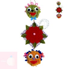 GS 스칸디아모스 가족사랑 카네이션걸이 만들기 어버이날카네이션만들기, 1개