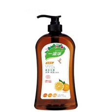 一滴淨 蔬果碗盤洗潔精 800g ECO CERT認證 99.5%自然植萃 好沖洗不殘留 柑橘香氛, 1kg, 1瓶