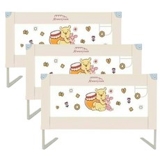 Mommywant 可愛卡通床護欄3片U型, 蜜罐熊3片U型