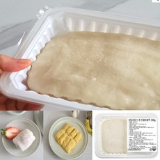 딸기모찌 바로만들수 있는 미담 흰 인절미찰떡 300g - 해동후 바로사용가능, 1개