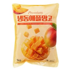 당도높은 무첨가 100% 애플망고다이스, 1개, 1kg(애플망고다이스)