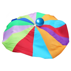 感覺統合彩虹傘 2米 3米 4米 5米 幼稚園遊戲傘 團隊遊戲 拋接傘 氣球拉力傘 太陽傘 親子遊戲, 彩色