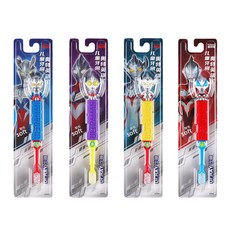 賽羅奧特曼兒童牙刷套裝 軟毛護齦 3-12歲適用 含牙刷牙膏牙杯, 1個, （公仔版）隨機奧特曼牙刷1支