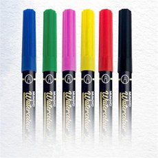 브릭스톤즈 수성마카 수채화용마카, 6색(꽃)