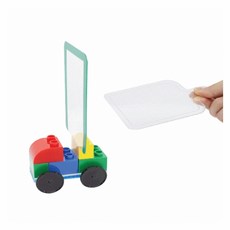 바람으로 움직이는 장난감자동차(블럭식 4인세트)