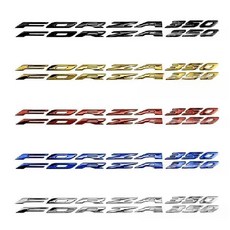 포르자 350 로고스티커 데칼 엠블럼 튜닝, 1세트, 골드