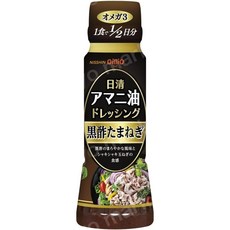 닛신 아마씨유 오일 드레싱 일본 샐러드소스 흑초 양파맛 (160ml) 1개, 160ml