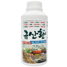 스마트한농부 규산황 친환경살충제 살균제 진딧물 탄저병 총채벌레 응애 노균병 온실가루이 노린재 무름병 흰가루병 적성병 혹명나방 도열병 약, 1개, 500ml