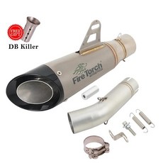 렉스모토 오토바이 배기 시스템용 슬립온 미드 링크 파이프 연결 머플러 모토, 1. Type B, 기본