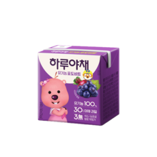 뽀로로 하루야채 유기농 포도비트, 24개, 140ml
