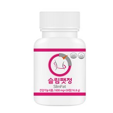 슬림팻정 약 1주일분 다이어트 보조제 체지방 가르시니아 흰강낭콩 탄수화물컷팅제, 1개, 28정