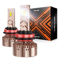 ECLATIS SEALIGHT 라이트 H11 전구 92 000LM 900 밝기 6500K 쿨 화이트 25000RPM 팬 플러그 앤 플레이 ATV/UTV 10년 연장 수명, ECLATIS SEALIGHT 라이트 H11 전구, 9