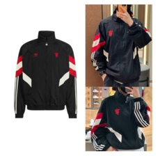 (정품 인증) 아디다스 맨체스터 유나이티드 오리지널스 트랙탑 블랙 레드