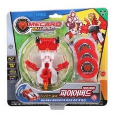 빠샤메카드 파이어버드 타오르는 불새 터닝카 장난감, 1개