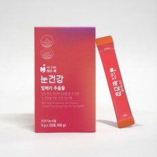 하이톡 눈건강 / 빌베리추출물 눈피로개선 눈건강영양제 눈영양제 건강기능식품, 3g, 20개