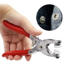 똑딱이단추 똑딱단추 달기 스냅단추 펀칭기 + 단추 100P, 펀칭기+핀 100p