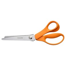 Fiskars 핑킹 가위 지그재그 엣지 정밀 절단 바느질 및 공예를 위한 고급 스테인리스 스틸 블레이드 패브릭 20.3cm(8인치) 201467 7982786726, Fiskars 핑킹 가위, 지그재그 엣지, 정밀 절단,
