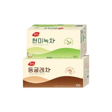 현미녹차 100T+둥굴레차 100T/메밀차, 1, 100, 1.2g
