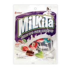 대용량갓성비1BP_유니캔 밀키타오쏘티드 밀크롤리팝 81g/업소용과자사탕인간사료안주사무실모임간식
