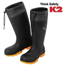 케이투세이프티 남성용 토캡 안전 요딩 장화 ASB-004-1, BLACK, 1세트