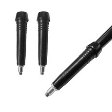 아띠꼴로 등산스틱 고무 패킹 마개 촉 바스켓 보호캡 부품, 블랙, 1세트