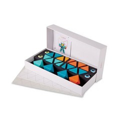 Trido 瀚海流光Laguna磁力積木 (12/24/36PCS) 原廠正貨-激發創造力、培養空間智能, 1個, 24PCS